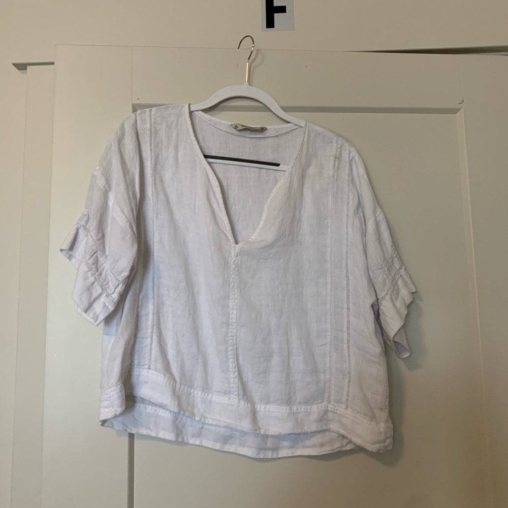 Zara basic white top - Picture 4 of 4